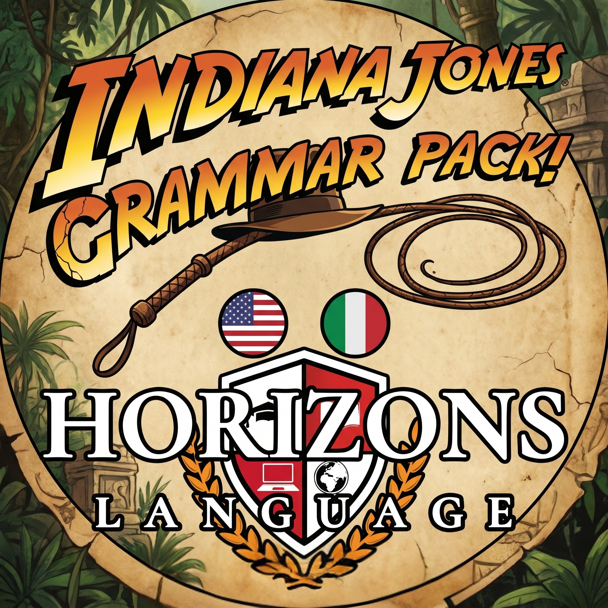 Indiana Jones Grammar Story Pack poster