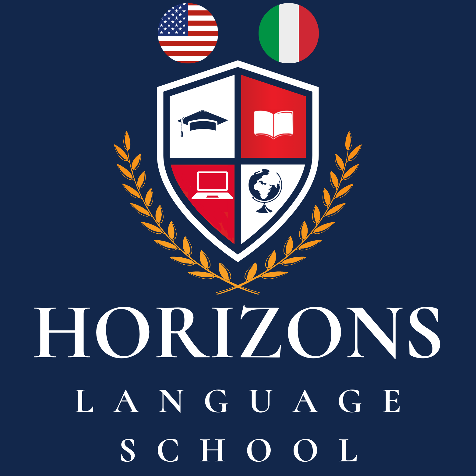 Horizons Language School logo