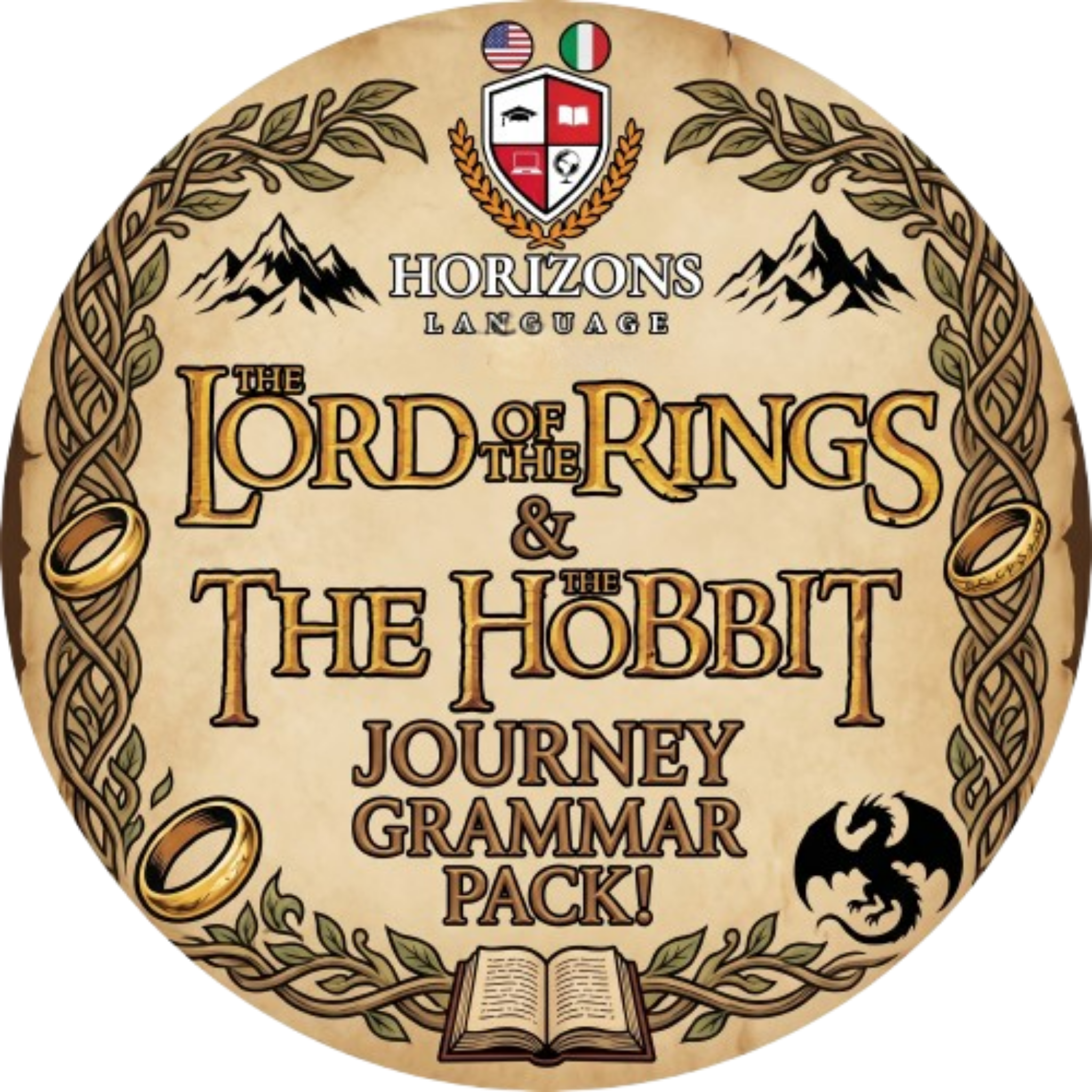 The Lord of the Rings and The Hobbit Pack logo