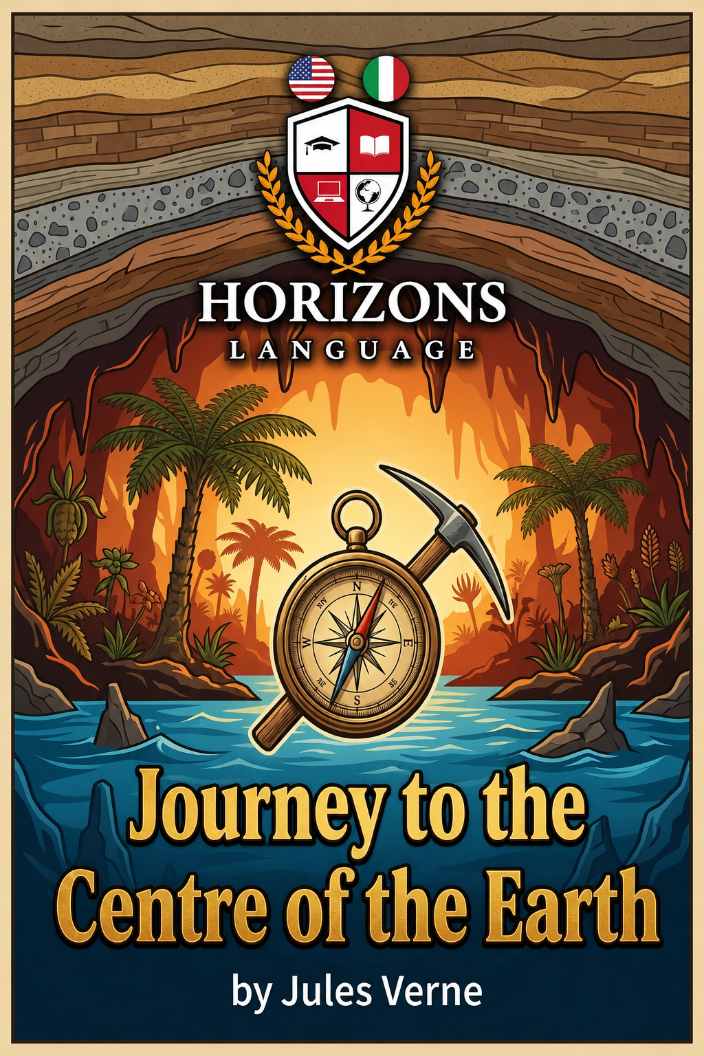Journey to the Centre of the Earth cover artwork