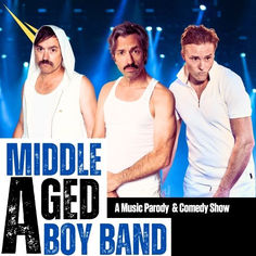 Middle Aged Boy Band comedy music performance featuring nostalgic pop hits live