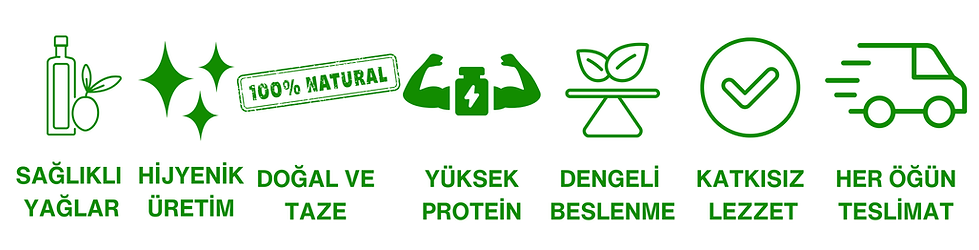 Sağlıklı yemekler her öğün kapında
