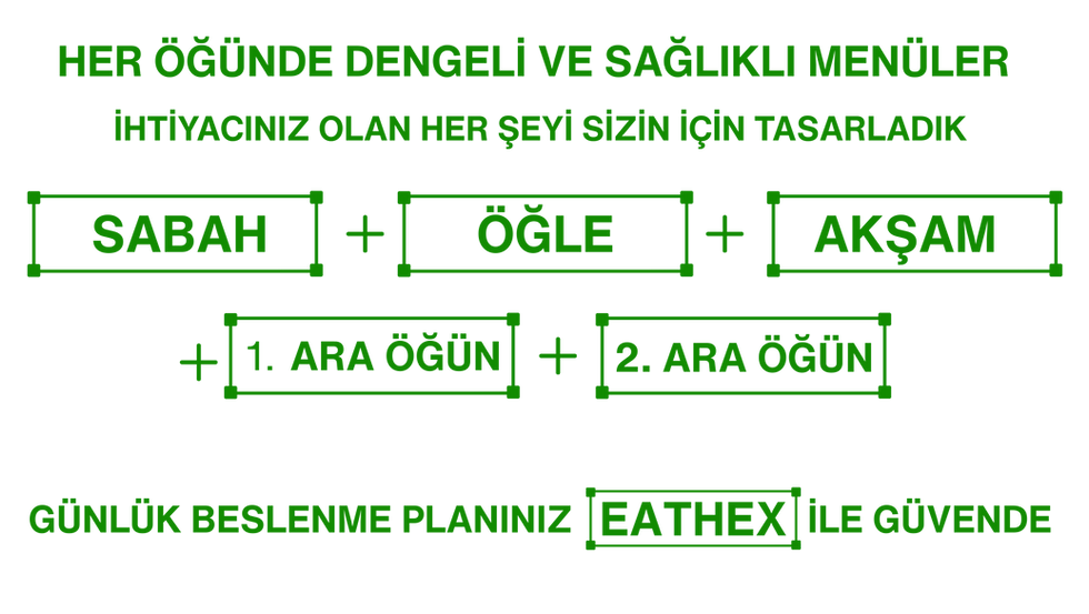 Sabah öğle akşam kapında. İhtiyacınız olan her şeyi sizin için tasarladık.