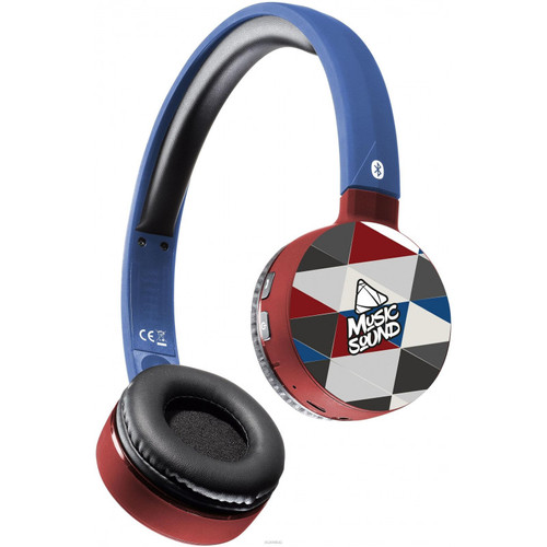 Blue Bluetooth Headphones Focal Tech Malta