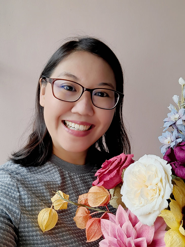 Crepe Paper Flower Artists in Singapore Paper Full of Posies