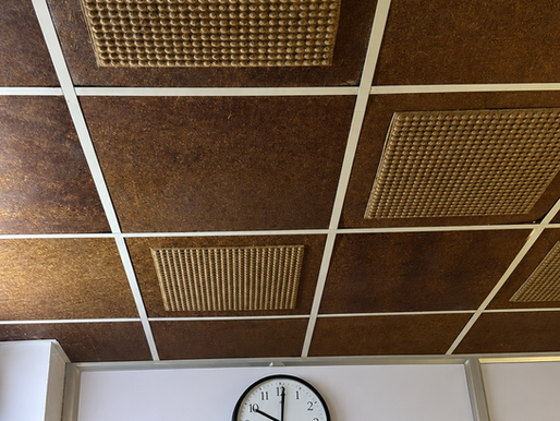 coir roof panel false ceiling natural coconut fibre interior India