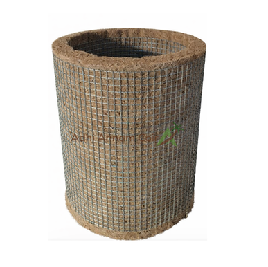 Coir paint booth filter — high-density coconut fibre overspray capture media in cylindrical panel and pad formats