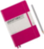 Thumbnail: Leuchtturm1917 Medium A5 Dotted Hardcover Notebook (Berry) - 249 Numbered Pages