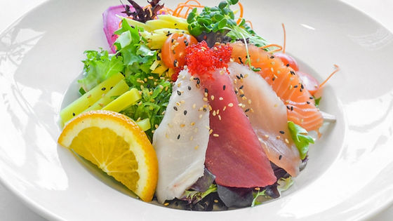 Salade sashimi