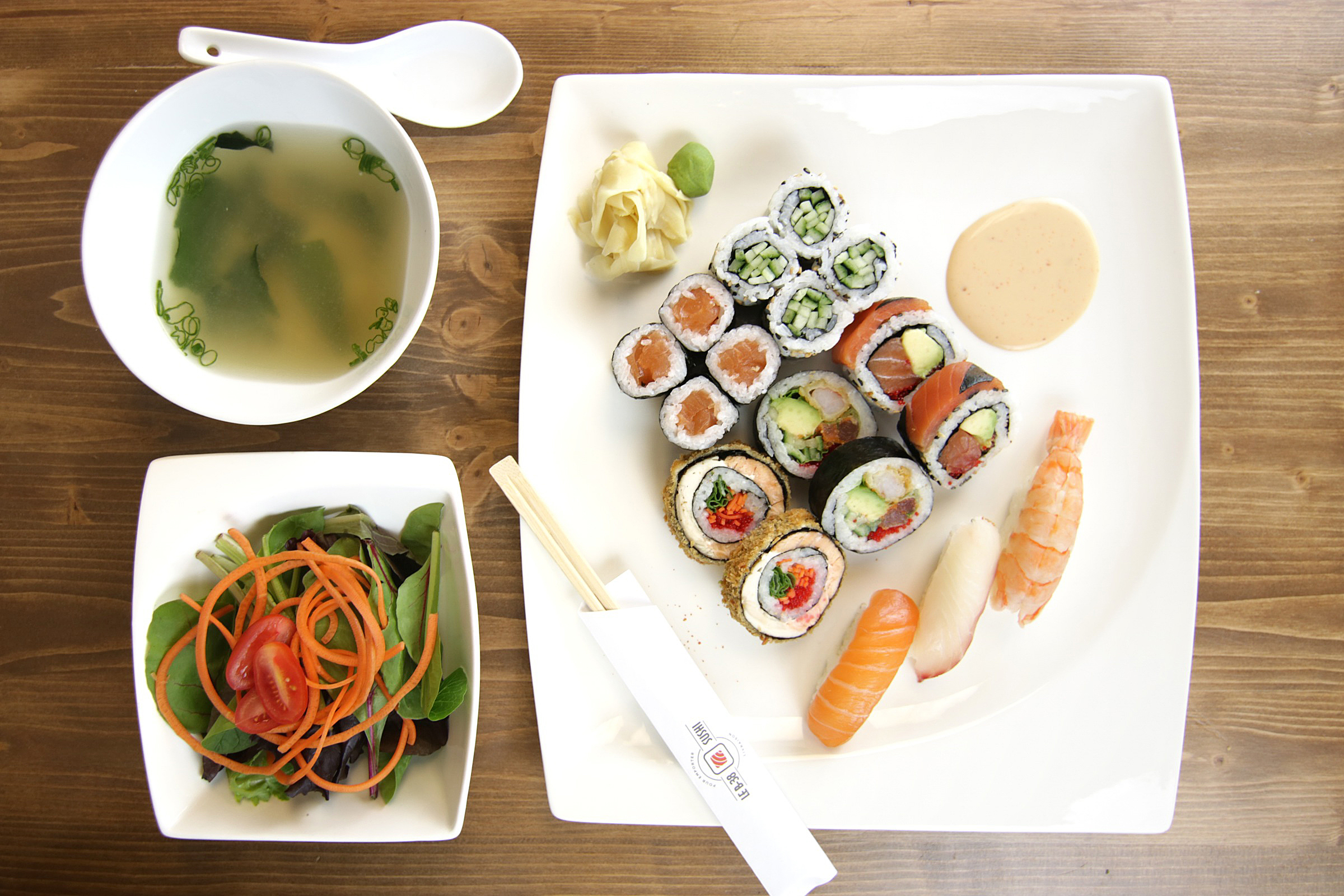 Arranged Food and Objects