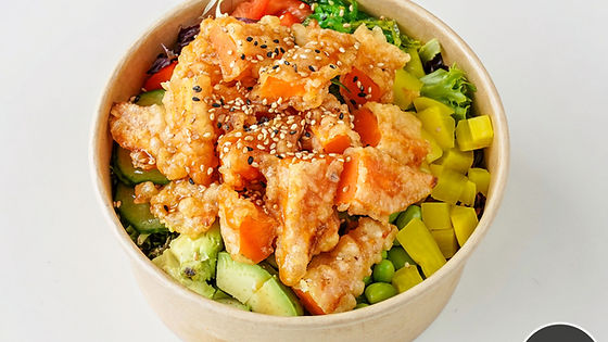 Poké végé - patate douce