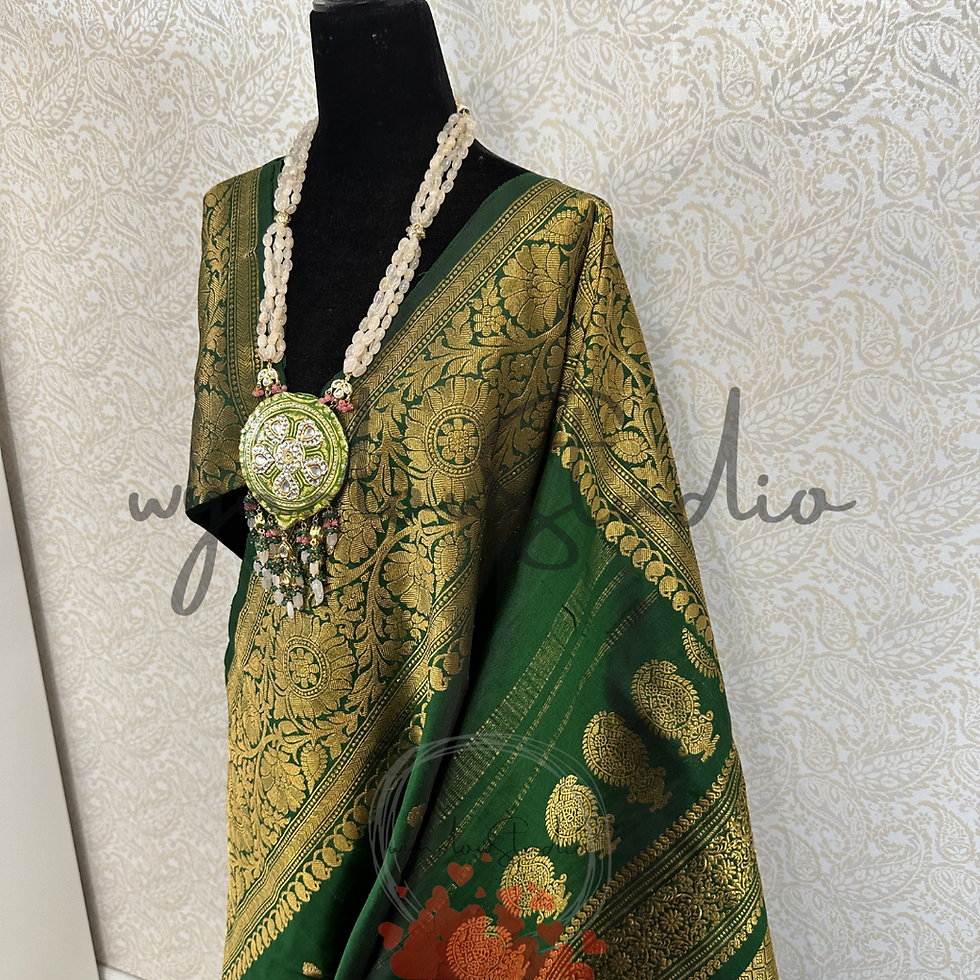 Thumbnail: Pure Silk Gadwal Saree
