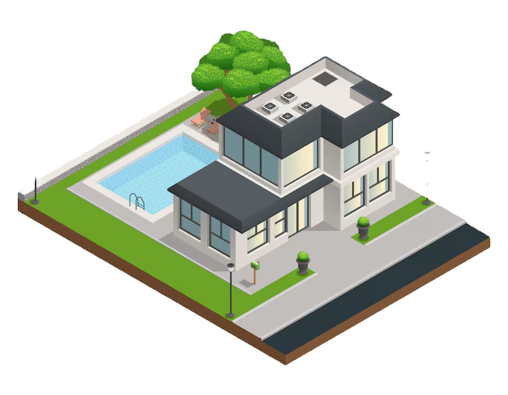 isometric-composition-with-modern-suburban-two-storeyd-private-house-clean-yard_1284-16620