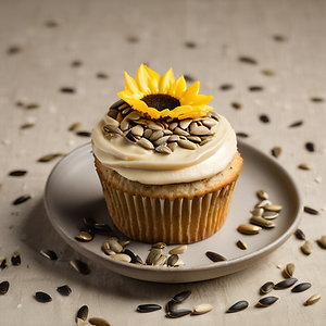 Sunflower Seed Cupcake