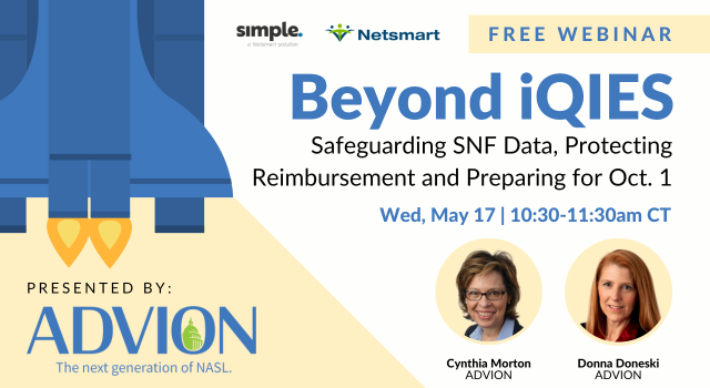 FREE WEBINAR- Safeguarding SNF Data, Protecting Reimbursement and Preparing for Oct. 1
