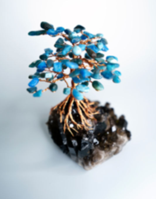 Blue Apatite Astra Tree