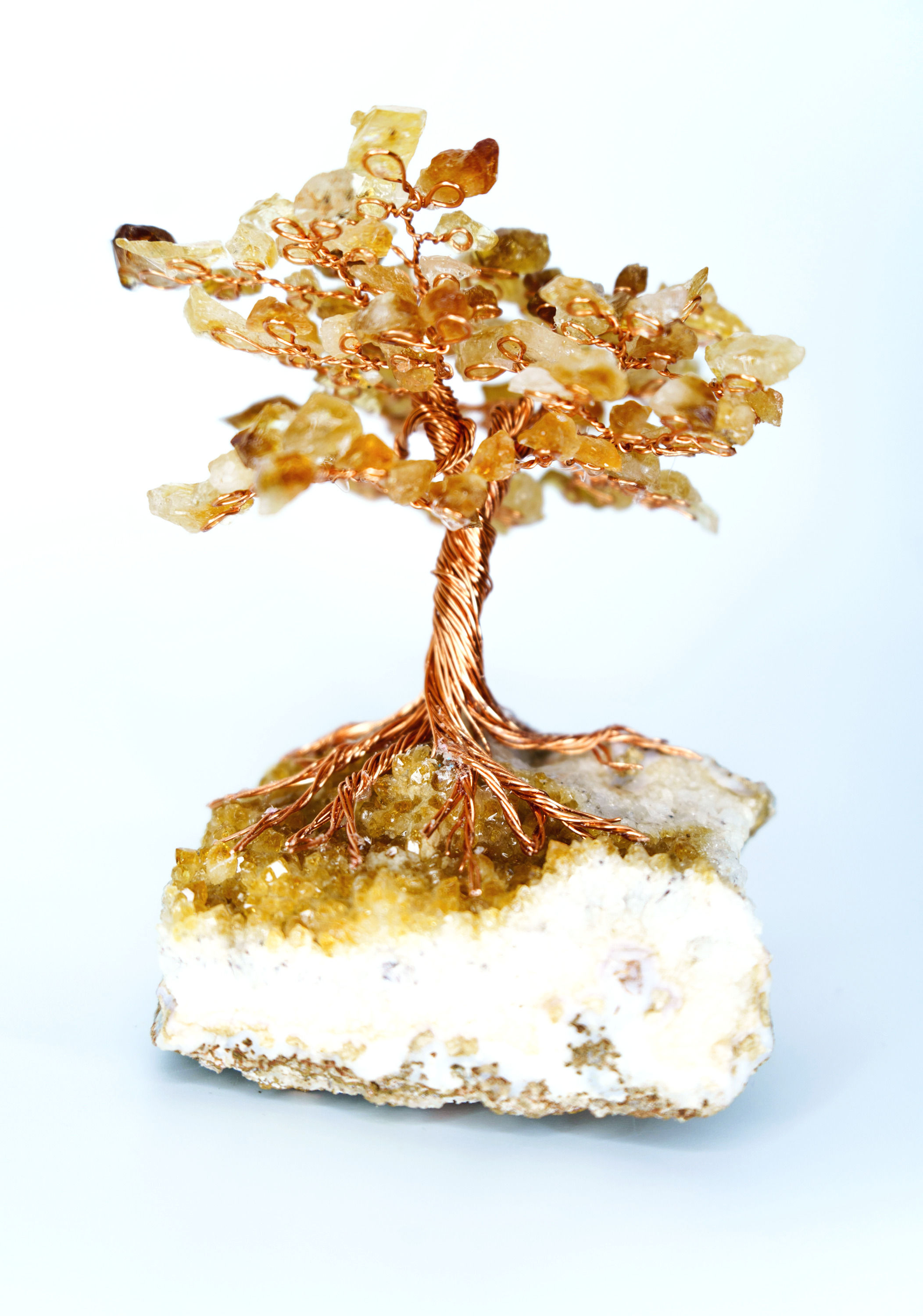 Rough Natural Citrine Astra Tree