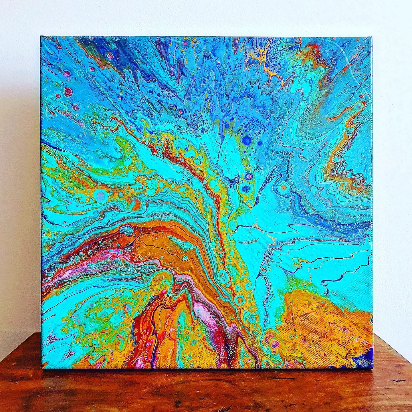 Wonderland n°5 !   - 30 x 30 x 4,5 cm