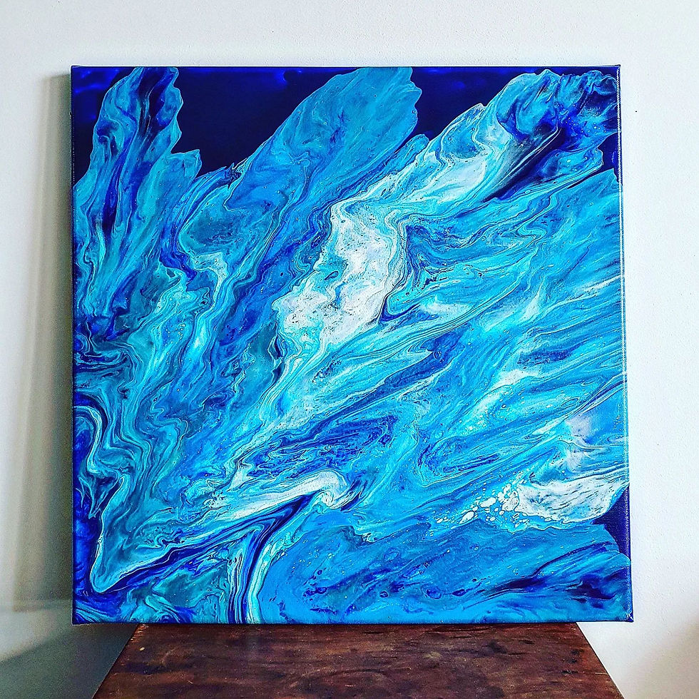 Courants Océaniques n°3 !   -   50 x 50 cm