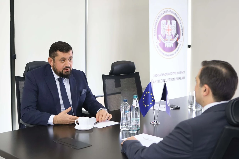 Anti-Corruption Bureau Head Razhden Kuprashvili