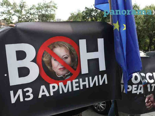 ‘Get Out’: Anti‑Russia Protests Greet Matviyenko in Yerevan Amid Parliamentary Visit