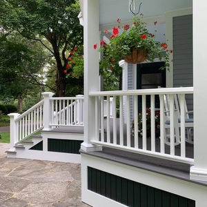 Antique Porch Reno using synthetic materials, for the Bramshel Corp.