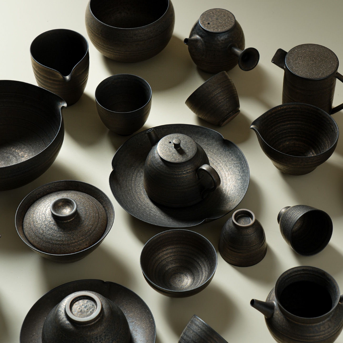 Iron Glaze Ceramic Tea