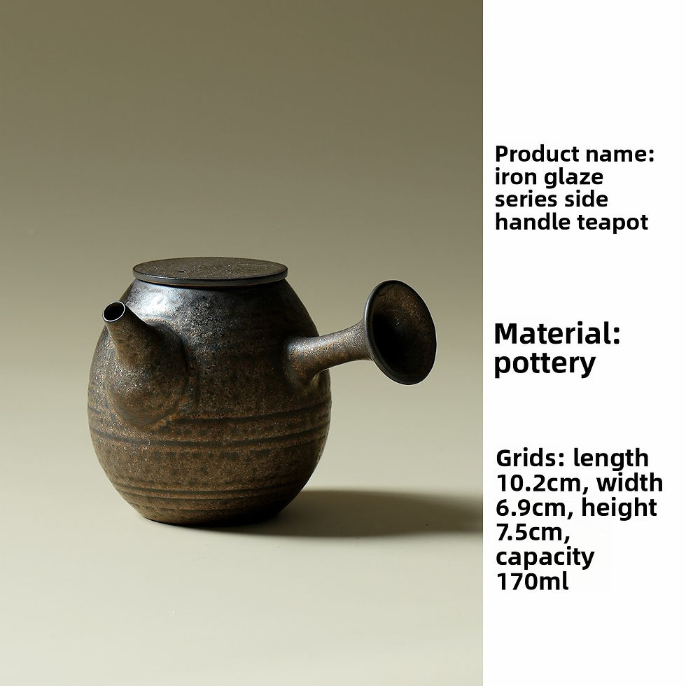 Thumbnail: Iron Glaze Ceramic Tea