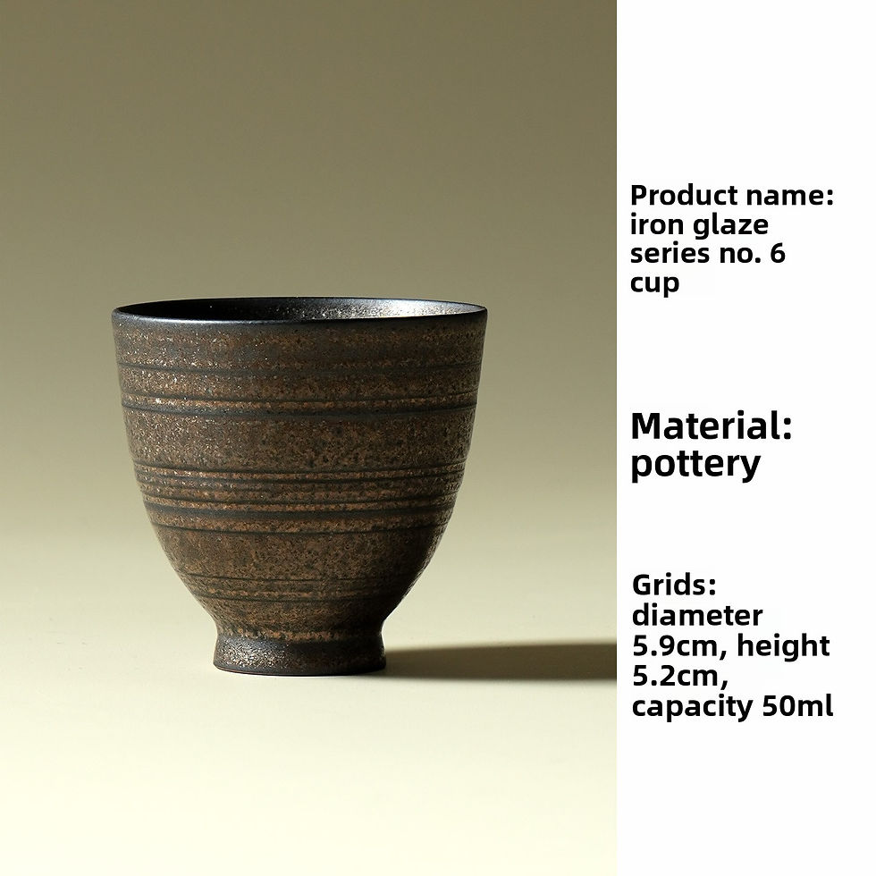 Thumbnail: Iron Glaze Ceramic Tea