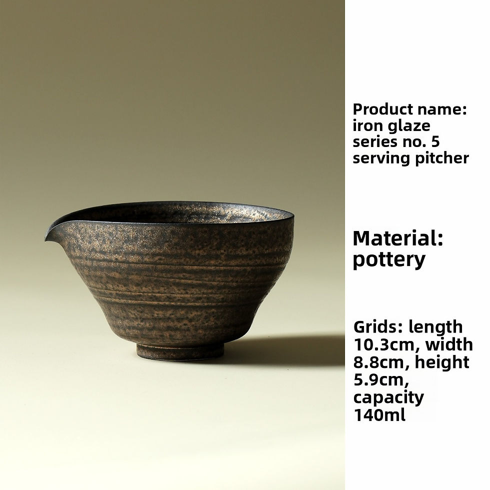 Thumbnail: Iron Glaze Ceramic Tea