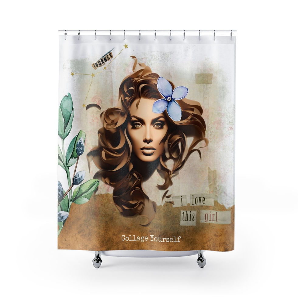 וילון מעוצב- אני אוהבת אותך