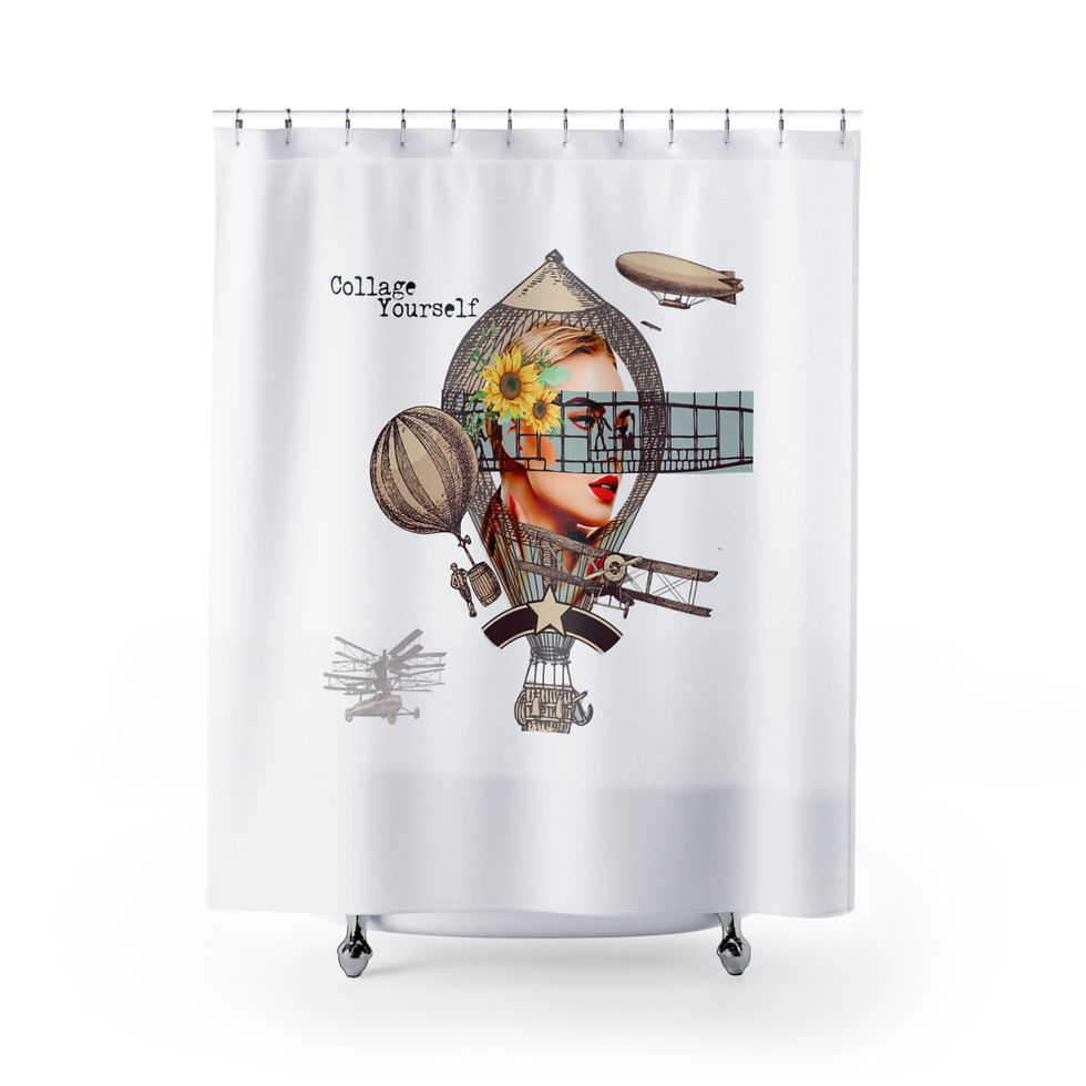 וילון למקלחת ״תעופי על עצמך״