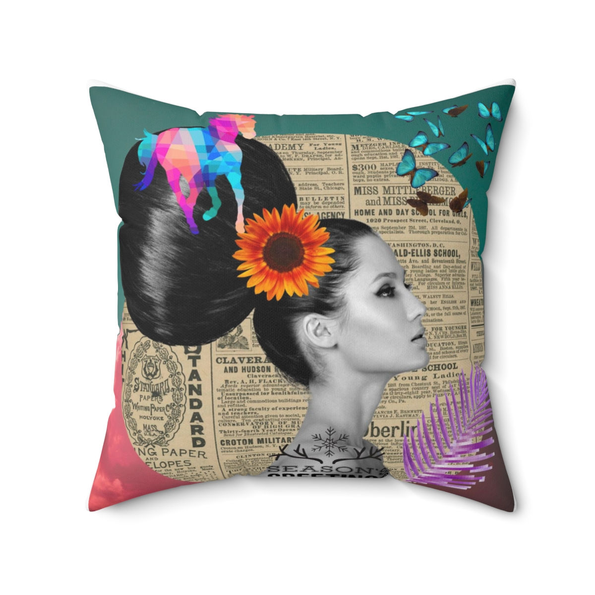 אני אוהבת אותך - כרית מעוצבת