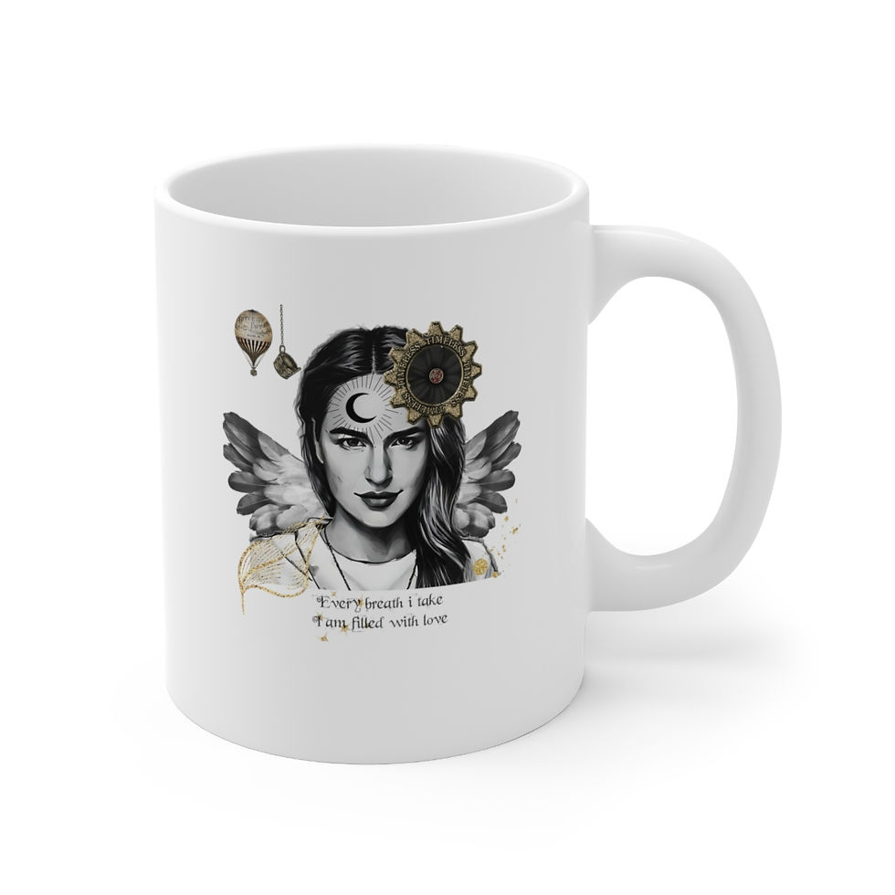 ספל מעוצב- מלאה באהבה עצמית