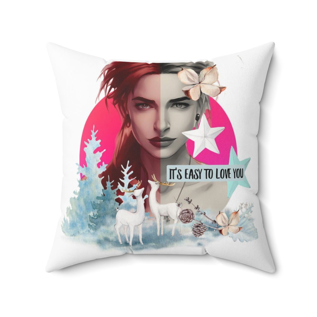 אהבה עוברת דרך הלב שלך , כרית מעוצבת