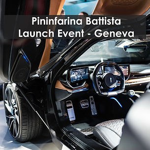 Pininfarina Battista Launch Event - Gene