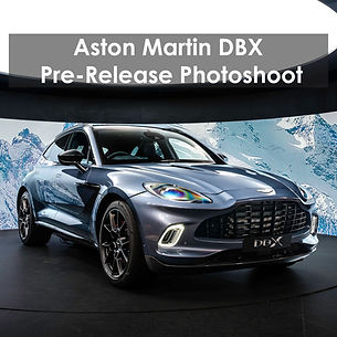 Aston Martin DBX Pre-Release Photoshoot.