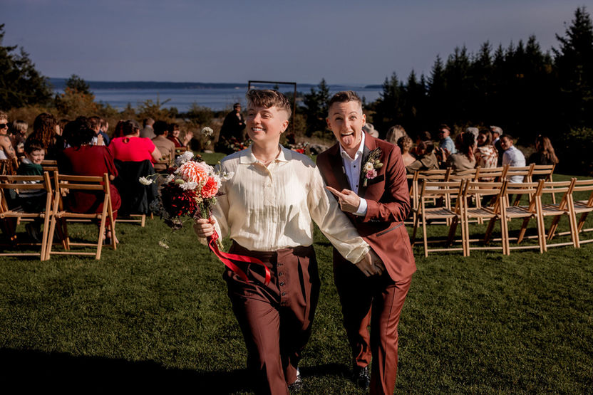 queer wedding ceremony recessional