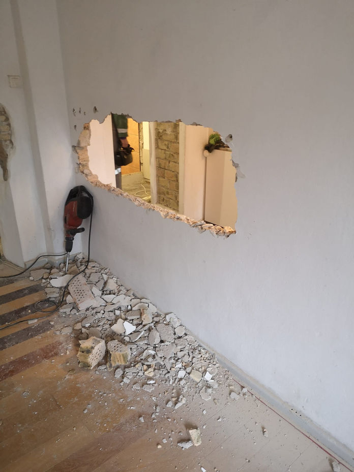 eD Krausta griovimo darbai