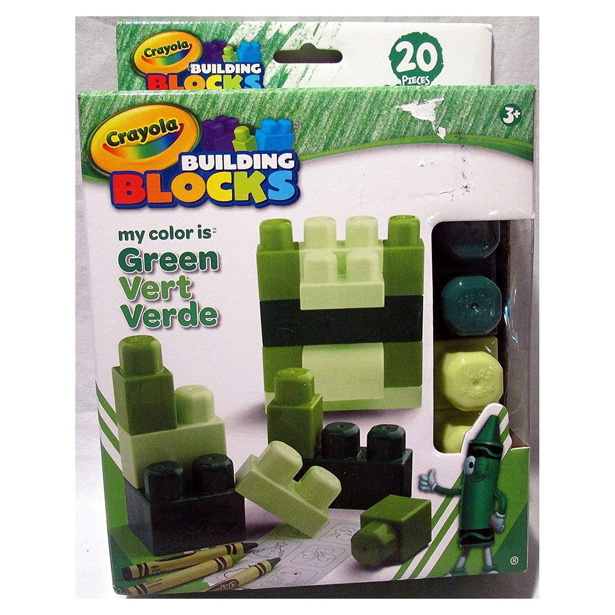 Mega Brands Crayola Kids at Work My Color is Green 20pc Set; Includes 3 Crayons