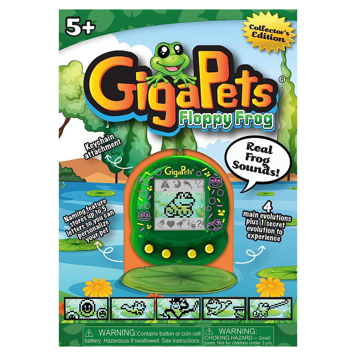 Giga Pets Floppy Frog Virtual Animal Pet
