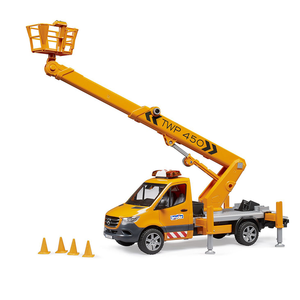 Bruder MB Sprinter with Platform Light + Sound Module