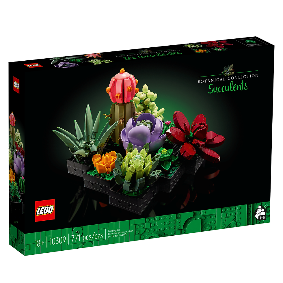 LEGO Icons Succulents Artificial Plants