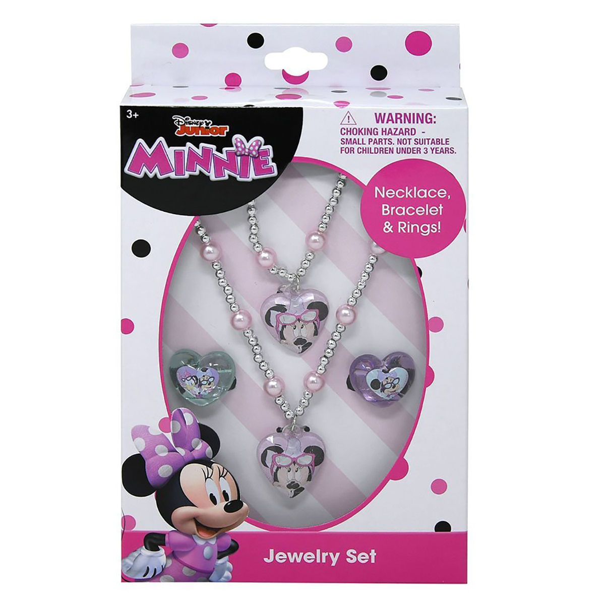 Minnie Jewelry Set- Necklace, Bracelet & Ring