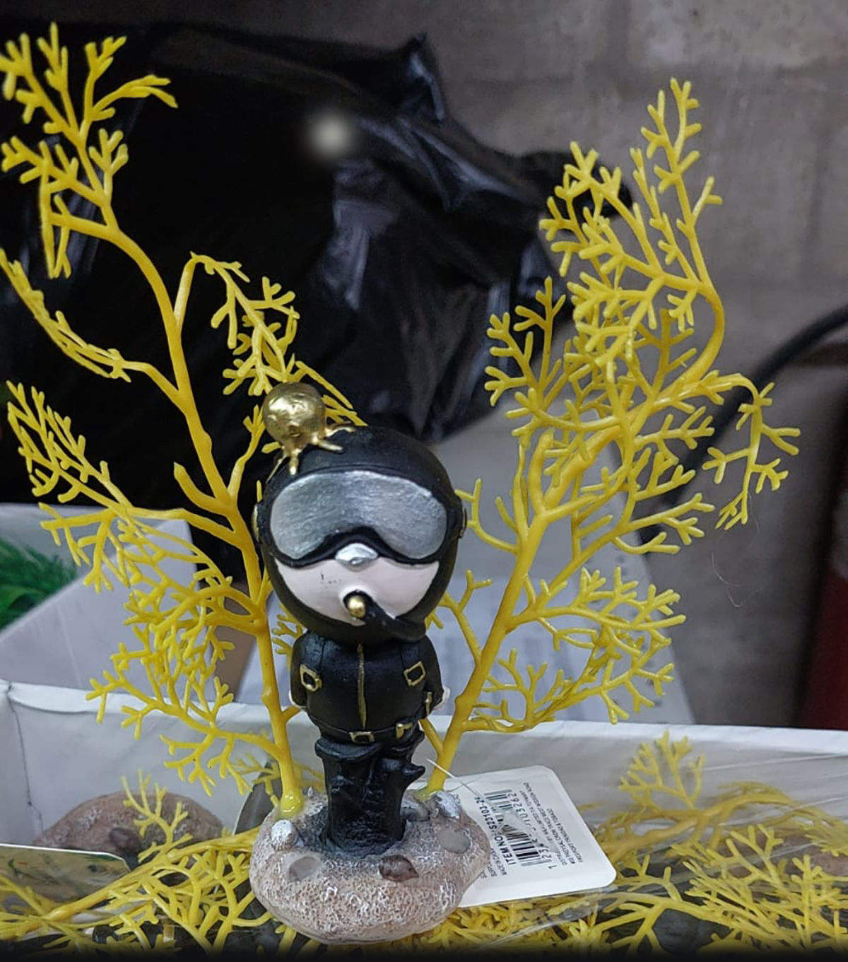 Scuba Diver Water Plant