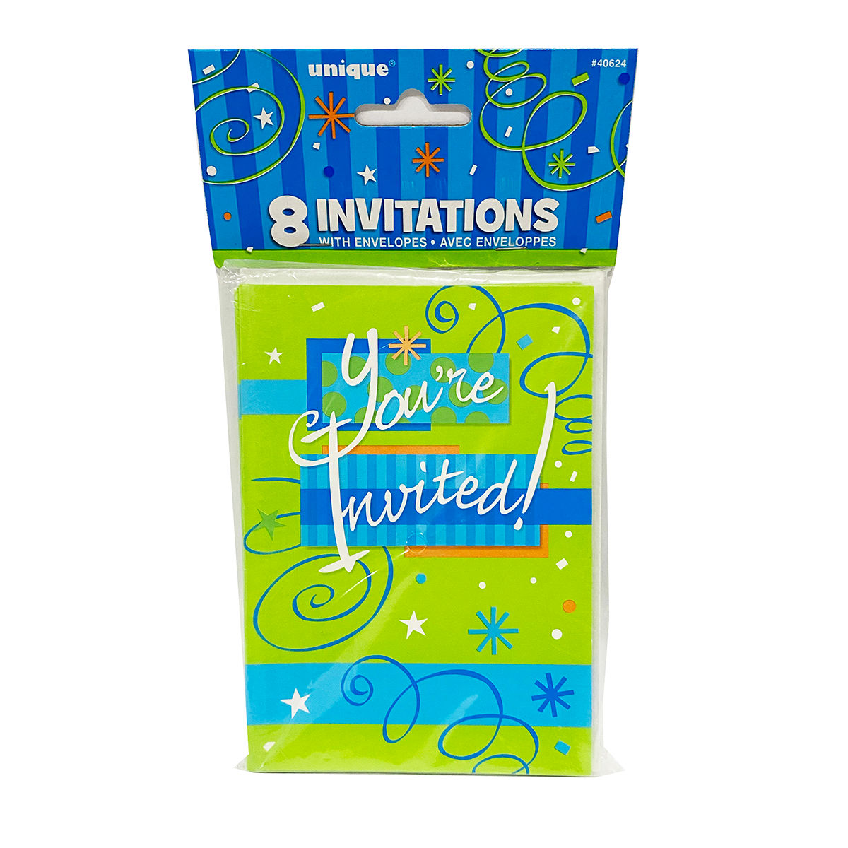 Bright Birthday Party Invitations