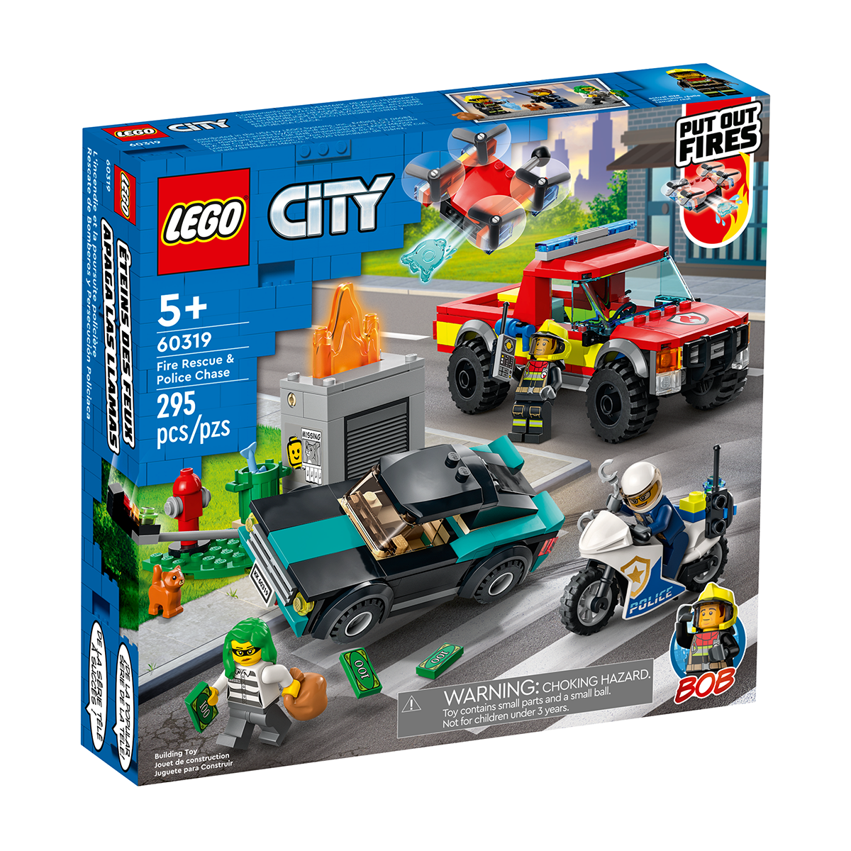 LEGO City Fire Rescue & Police Chase