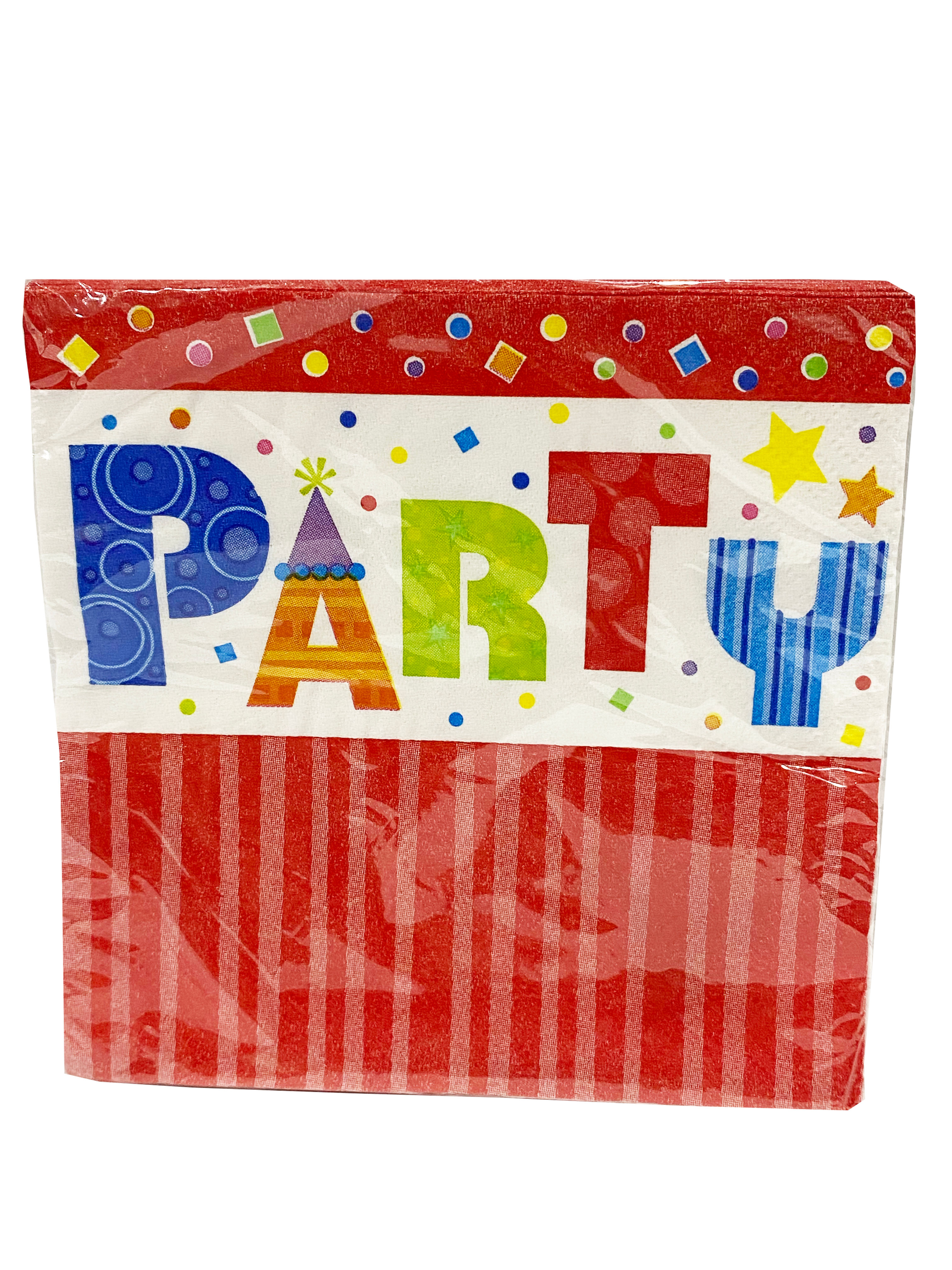Party Style Birthday Beverage Napkins