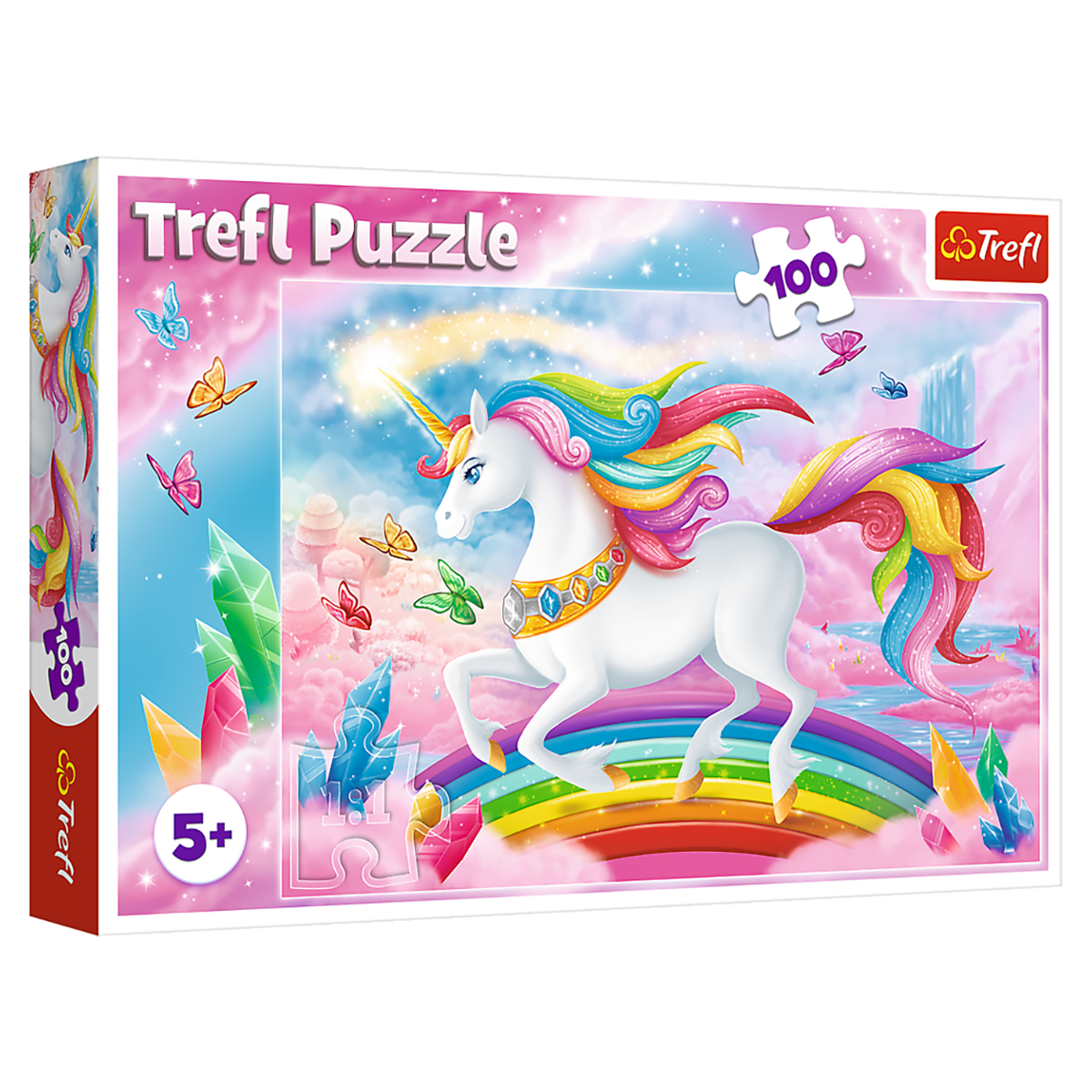 Trefl Into the Crystal World of Unicorns