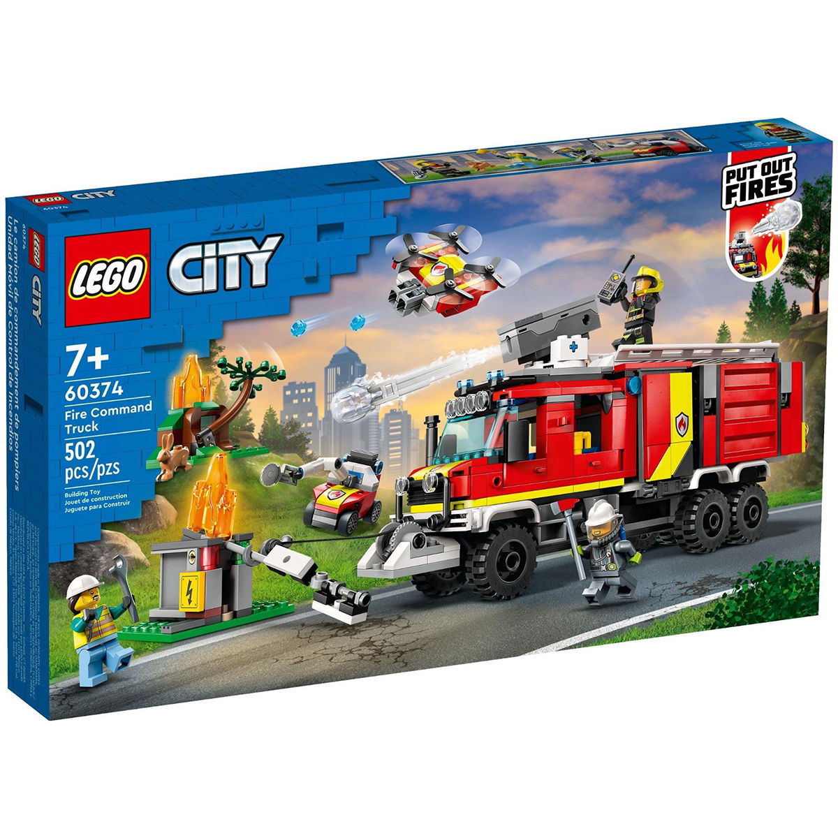 LEGO City Fire Command Unit Rescue Fire Engine